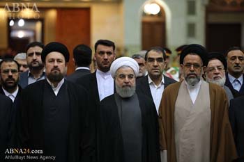 Photos: Iran President, members of cabinet recite their pledge to lofty ideals of Imam Khomeini, martyrs