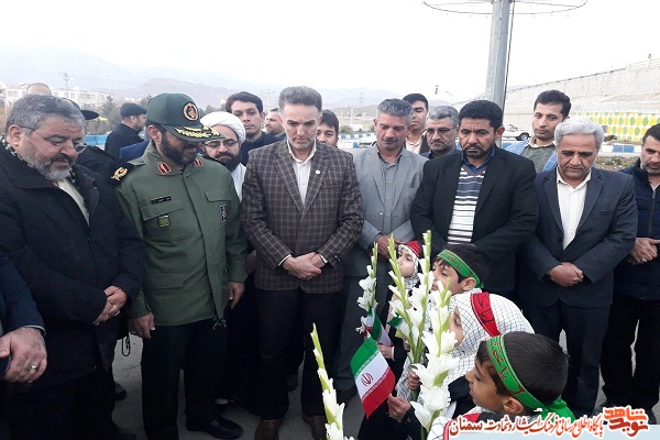 مراسم رونمایی از تمثال سپهبد شهید مراسم رونمایی از تمثال سپهبد شهید