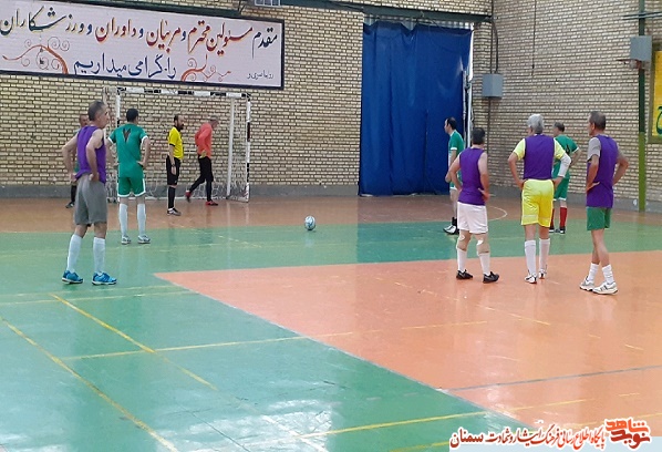 مسابقه دوستانه فوتسال جانبازان در شاهرود