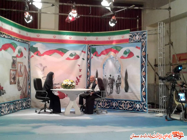 ضبط تاریخ شفاهی والدین معزز شهدا در صدا و سیمای سمنان