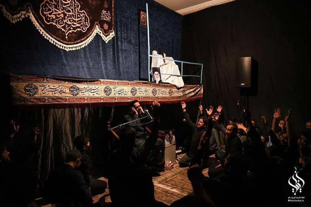 مراسم روضه خوانی در گلزار شهدای قم برگزار شد