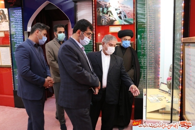 استاندار اردبیل از موزه شهدای استان بازدید کرد