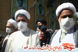 مراسم تشییع و تدفین ابو الشهدا «حاج هاشم توتونکار زاهدی» در قم برگزار شد