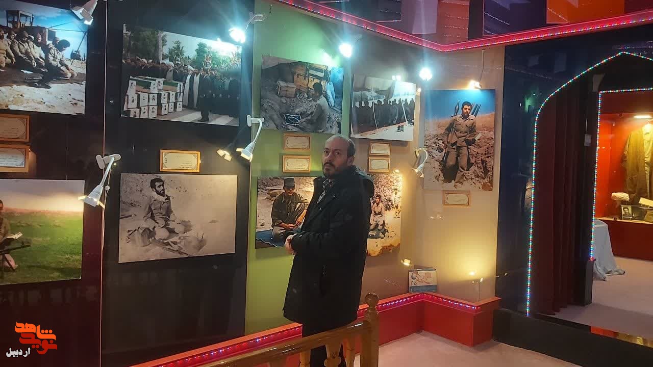 حضور عوامل اجرایی کنگره 3400شهید اردبیل در موزه شهدا