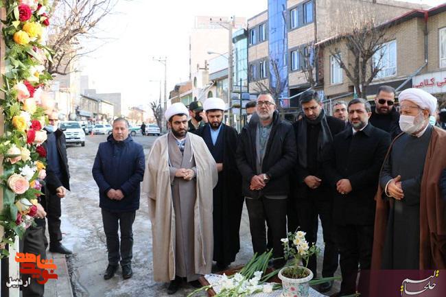 گلباران محل شهادت شهید«مظفر عزیزی» اولین شهید انقلاب در خلخال