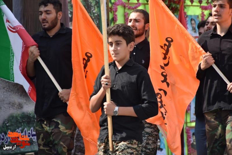 رژه نیروهای مسلح در اردبیل + عکس