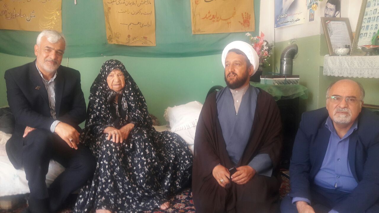 مادر سردار شهید «احمد عبداللّهی» به فرزند شهیدش پیوست