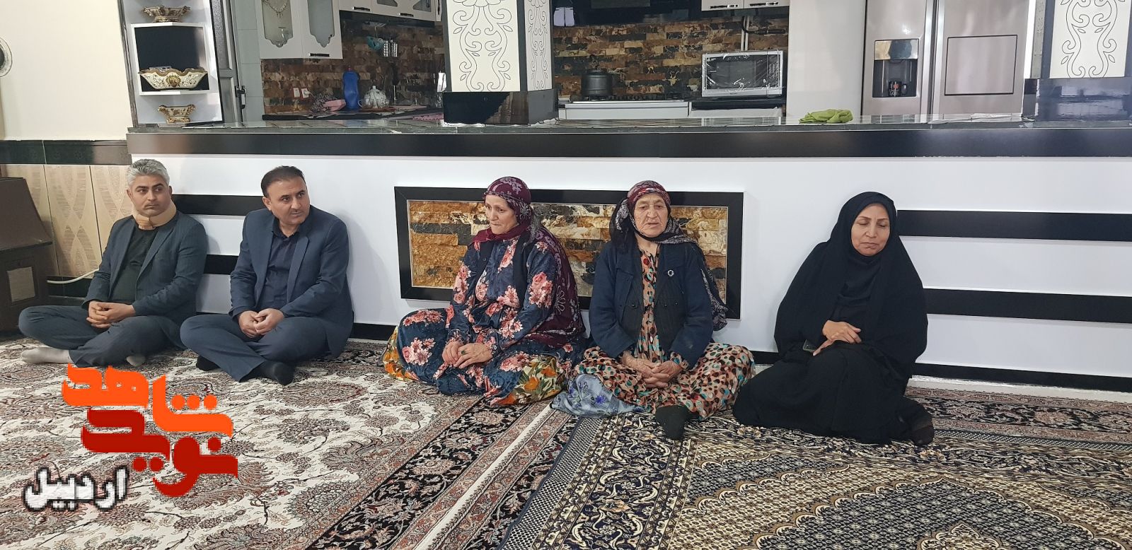 دیدار با خانواده های شهیدان«عباس پناهی»، «سیمران زیارتی» و «رمضان شاه محمدی» در پارس آباد