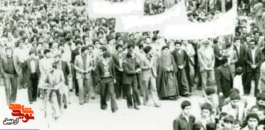 تصاویر تظاهرات انقلابی در اردبیل