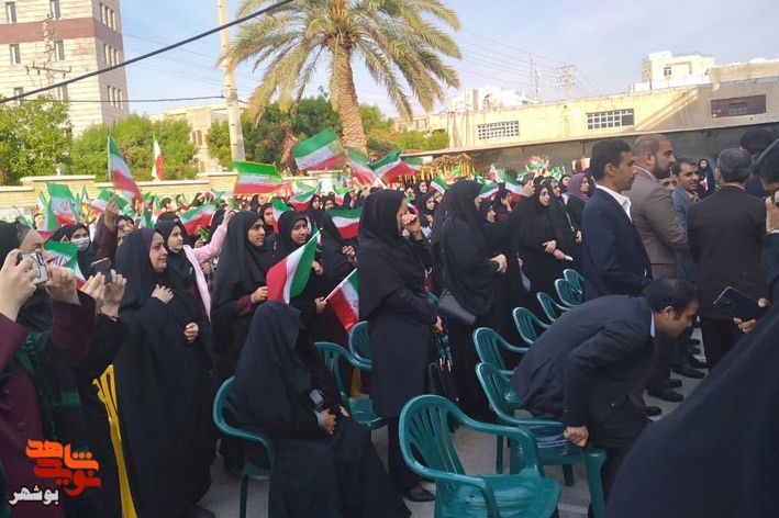 گزارش تصویری|استقبال با شکوه دانش آموزان از شهید گمنام دفاع مقدس