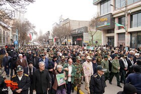 تشییع پیکر مطهر شهید محسن ایران‌نژاد در اردبیل+ عکس