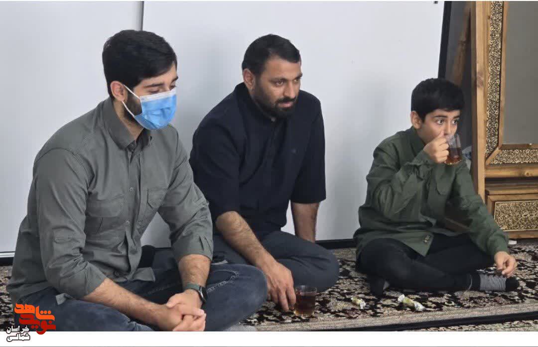 دیدار استاندار خراسان شمالی با خانواده شهیدان رمضانی و حمیدی زاده