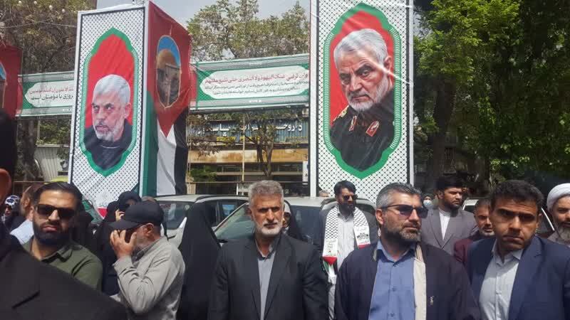 راهپیمایی غزه در خون برگزار شد