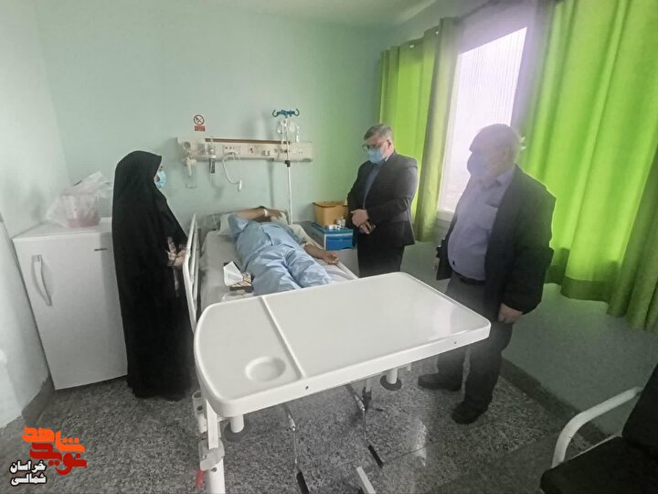 ریاست بنیاد شهید شهرستان شیروان با جانبازان دوران دفاع مقدس دیدار کرد