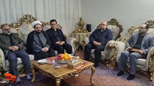 دیدار با خانواده شهید «صاحبعلی قربانی» در اردبیل