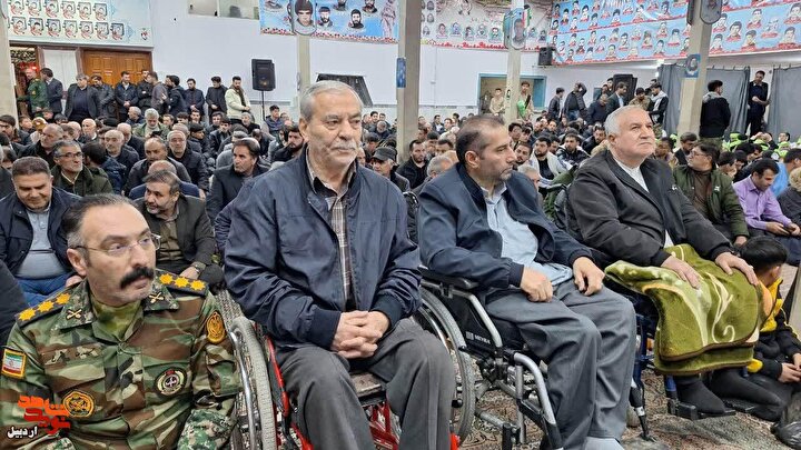 یادواره شهدای عملیات والفجر ۸ و شهدای محله وحدت اردبیل+ عکس