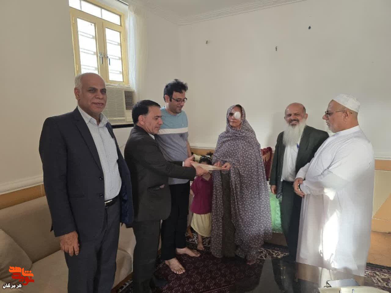 سفر یک‌ روزه مدیرکل بنیاد شهید هرمزگان به شهرستان بستک