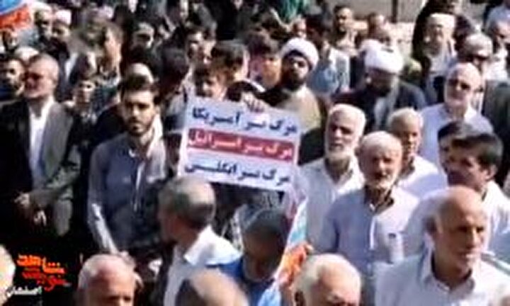 راهپیمایی بشارت نصر در اصفهان