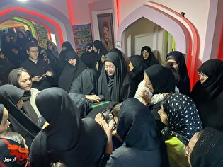 عطرآگینی موزه شهدای اردبیل با پرچم امام حسین(ع)