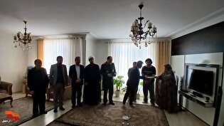 دیدار با خانواده جانباز متوفی «یدالله شریفی» در...