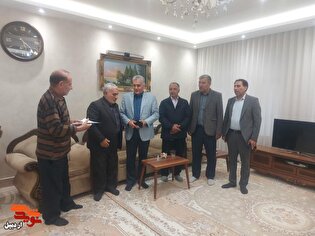 دیدار با جانباز ۳۰ درصد شهرستان خلخال در اردبیل