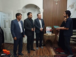 دیدار با خانواه شهید جنگ رمضان «امیر نوید احمدی»...