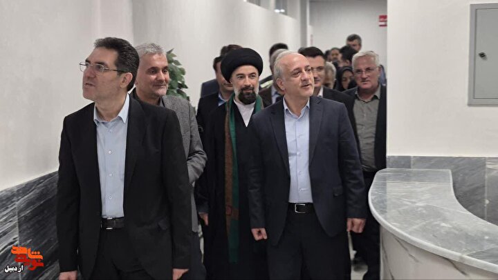 آیین افتتاح چند پروژه درمانی، رفاهی و عمرانی در اردبیل