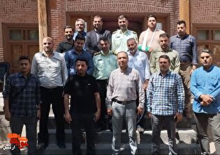 بازدید کادر عقیدتی- سیاسی انتظامی استان از موزه...