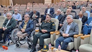 آیین سراسری تجلیل از پیشکسوتان دفاع مقدس در اردبیل