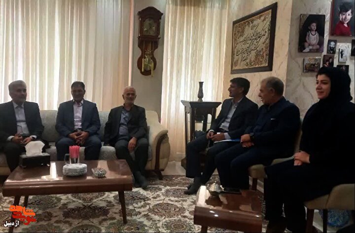 بازدید از فرزند شهید «احد جباری» و جانباز «بهرام آزادی» در اردبیل+ عکس