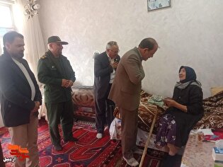 دیدار  با مادر شهید «ذکرالله تکریمی» در نمین