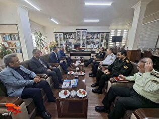 دیدار مدیرکل بنیاد شهید اردبیل با فرماندهی انتظامی...