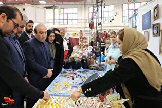 غرفه بنیاد شهید اردبیل در نمایشگاه توانمندی بانوان...