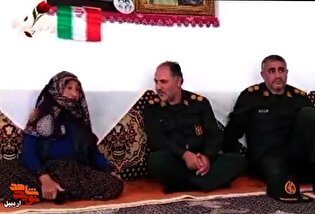 دیدار با خانواده شهید «فراهم آذریان» در انگوت+...
