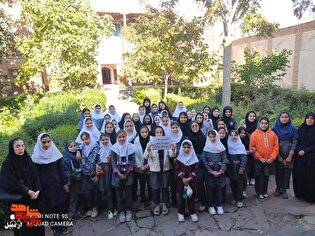 بازدید دانش‌آموزان دبستان دخترانه دکتر حسابی از...