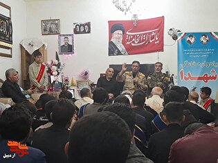 برگزاری یادواره خانگی شهدا در منزل شهید«امیرسرتیپ...