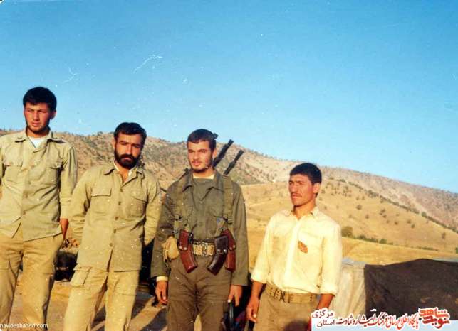 رزمندگان ارتشی - سال 1363 کردستان عکاس حمیدرضا ادینه