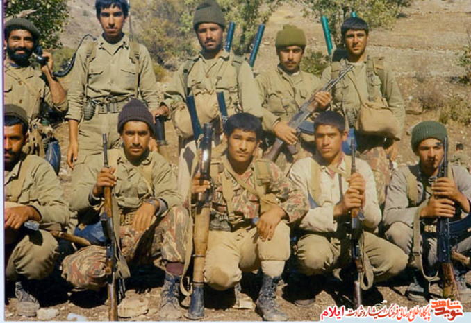 رزمندگان و شهدا جنگ تحمیلی در جبهه ایلام
