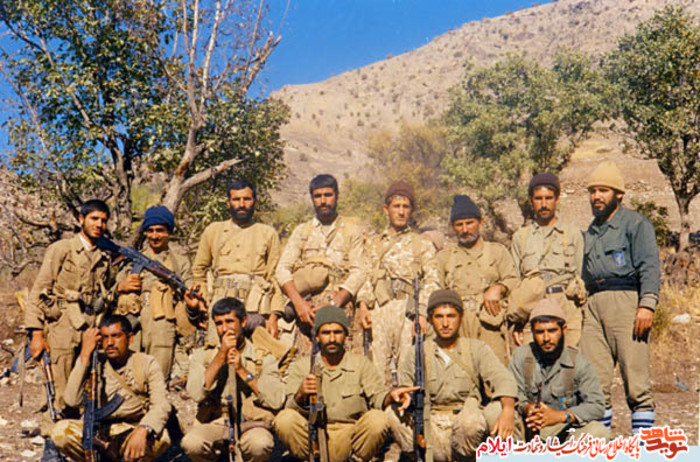 رزمندگان و شهدا جنگ تحمیلی در جبهه ایلام