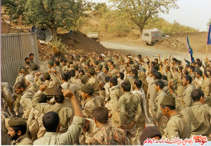 رزمندگان و شهدا جنگ تحمیلی در جبهه ایلام