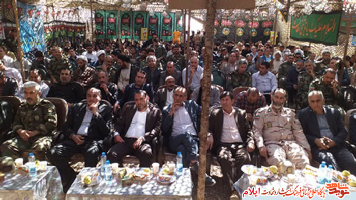 یادواره خلبان شهید غلامرضا چاغروند در روستای جلیز شهرستان دهلران