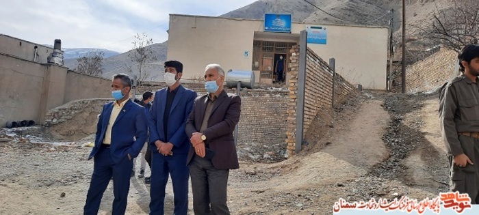 بازدید مدیرکل و معاون فرهنگی و آموزشی بنیاد شهید استان سمنان از پروژه نماهنگ عطر تو در روستای امامزاده عبدالله سرخه