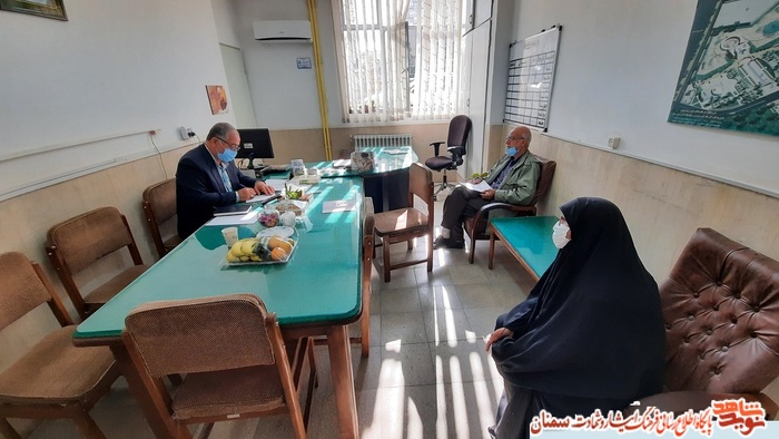 میز خدمت فرهنگی در جهت حل مشکلات ایثارگران استان سمنان - چهارشنبه نوزدهم آبان ۱۴۰۰ اداره کل بنیاد شهید استان سمنان