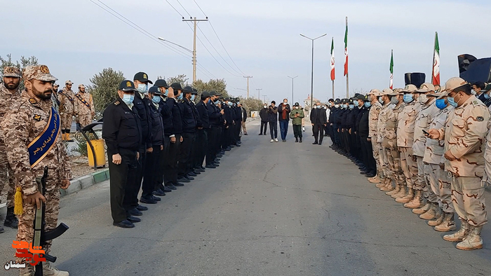 مراسم استقبال از پنج شهید گمنام و شهید والامقام تازه تفحص شده حسن یونسیان - یازدهم دی‌ماه ۱۴۰۰ یادمان کوشک امام رضا (ع) سمنان