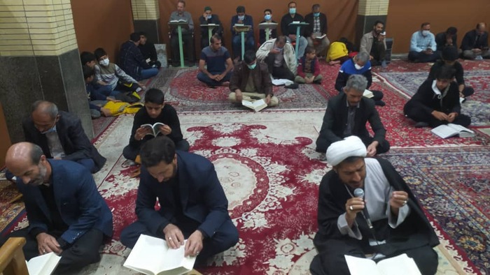 مراسم احیای شب قدر در حسینیه شهید کاظم پور شهرکرد