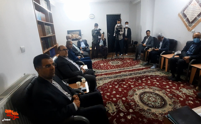 دیدار نماینده ولی فقیه در بنیاد شهید و امور ایثارگران با حجتالاسلام مطیعی - یازدهم خرداد ماه ۱۴۰۱ دفتر نماینده ولی فقیه در استان سمنان