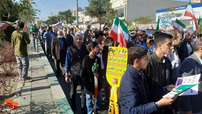 راهپیمایی یوم الله ۱۳ آبان - ۱۳ آبان ۱۴۰۱ شهرستان سمنان