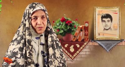 مادر شهید بهروز قدردانی