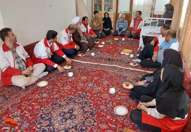 دیدار کارکنان هلال احمر شهرستان آرادان با خانواده معظم شهید والامقام «رضا اشرفی»- نوزدهم اردیبهشتماه ۱۴۰۲ روستای حسینآبادکردها