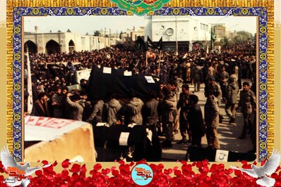 بازنشر تصاویر مراسم تشییع پیکر شهید «محمدحسین تی‌تی»